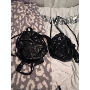 Vs victorias secret the victoria minibag backpack black gold